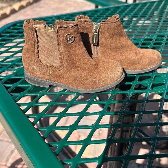 Michael Michael Kors Emma Bonnie Chelsea Brown Boot Size 8 - Picture 9 of 10